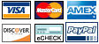 credit cards we accept