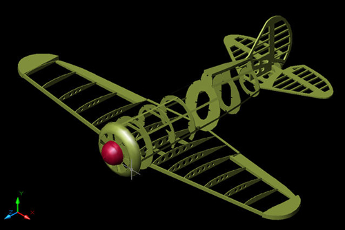 Radio Control Aircraft - I-16 Type 24 - Mega 16